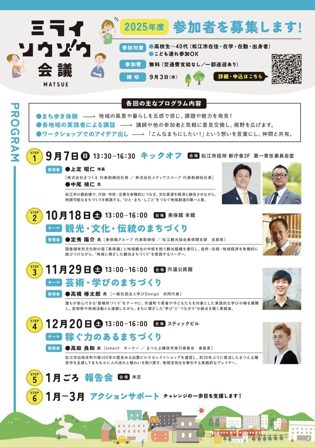 若者の「やってみたい」を、松江の未来につなぐ。